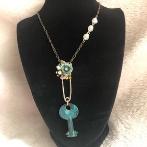 Betsey Johnson Key Necklace